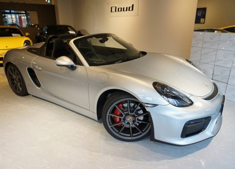 ポルシェ ボクスター Spyder ロジウムシルバー 中古車情報 Cloud car